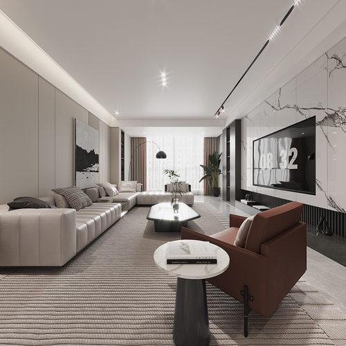 Modern A Living Room-ID:879812967