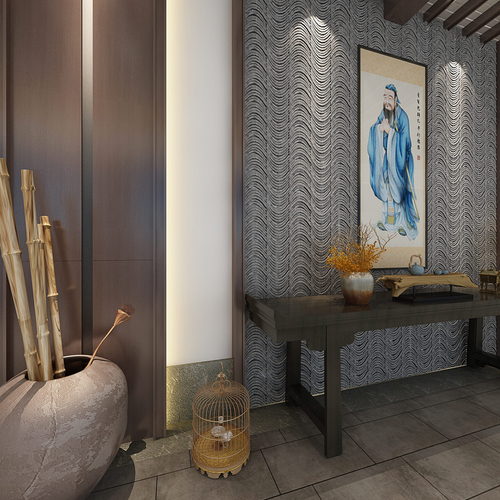 New Chinese Style Lobby Hall-ID:735896115