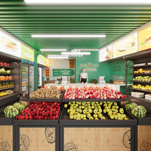 Modern Fruit Shop-ID:101851941