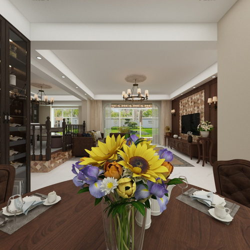 American Style Dining Room-ID:150686985