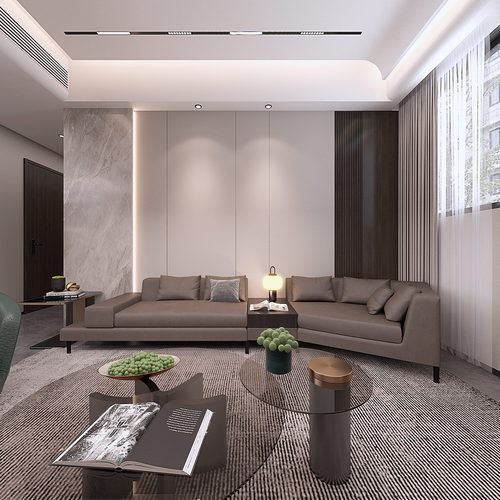 Modern A Living Room-ID:878500942