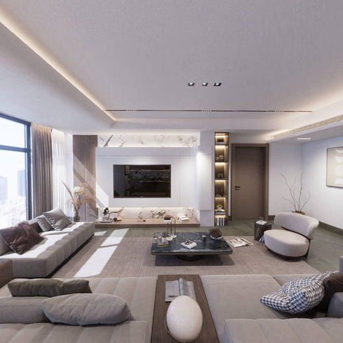 Modern A Living Room-ID:322057017