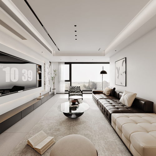 Modern A Living Room-ID:900877959