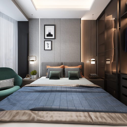 Modern Bedroom-ID:970098021