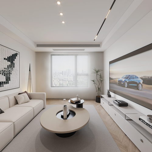 Modern A Living Room-ID:848460228