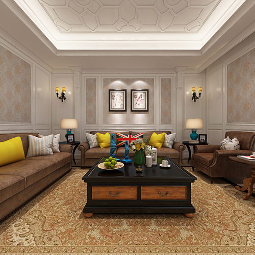 American Style A Living Room-ID:622895964