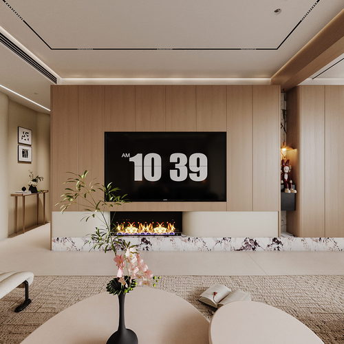 Modern A Living Room-ID:264888056