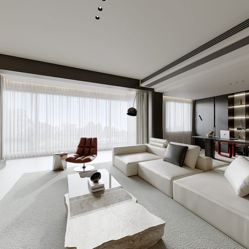 Modern A Living Room-ID:920217046