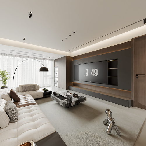 Modern A Living Room-ID:545020103