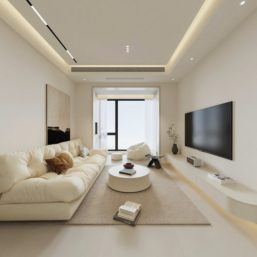 Modern A Living Room-ID:382340064