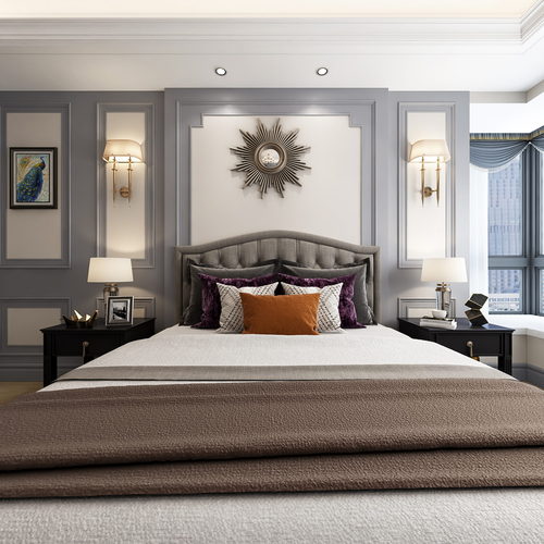 American Style Bedroom-ID:280512095