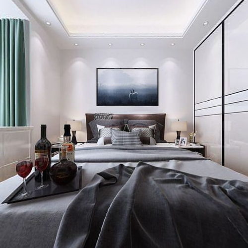 Modern Bedroom-ID:989864116