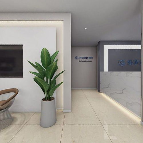 Modern Office Reception Desk-ID:130462888