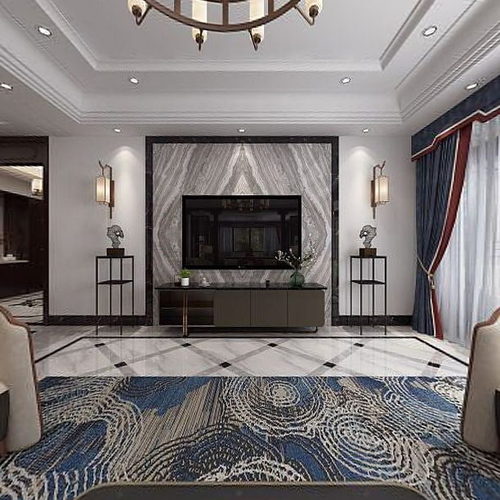 New Chinese Style A Living Room-ID:230324037