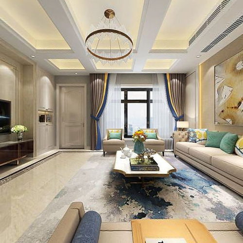 European Style A Living Room-ID:732788098