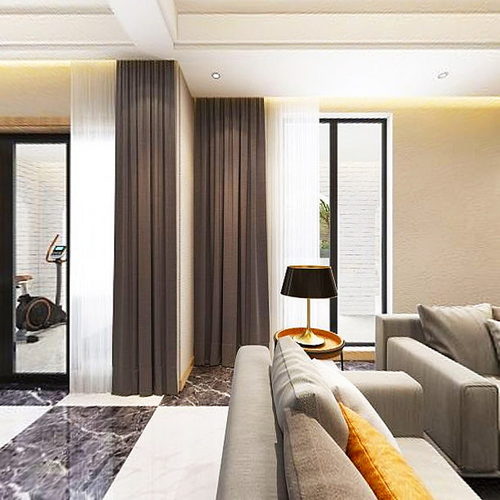 Modern A Living Room-ID:394731043