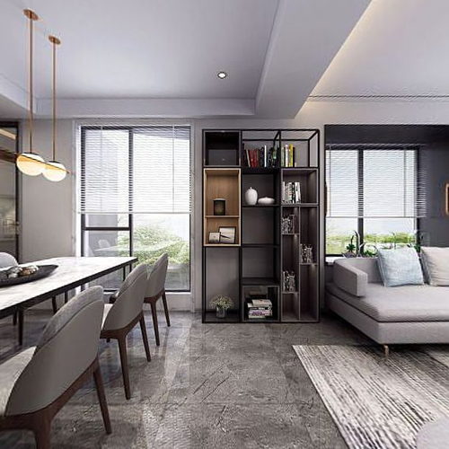 Modern A Living Room-ID:614805944