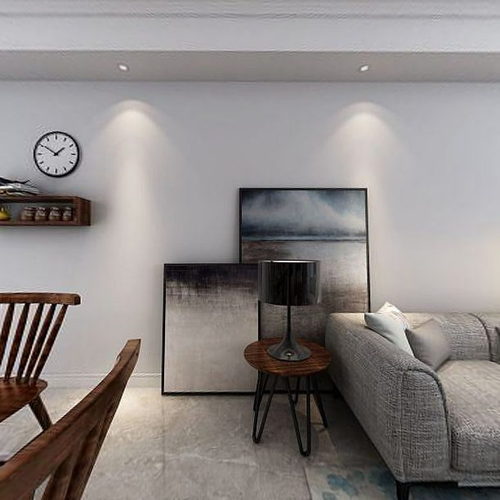 New Chinese Style A Living Room-ID:604016073