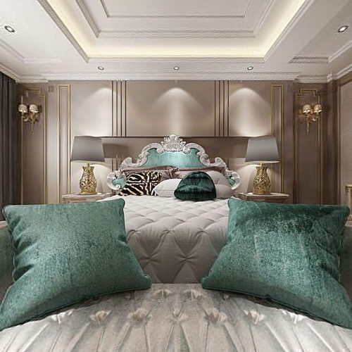 European Style Bedroom-ID:283819913