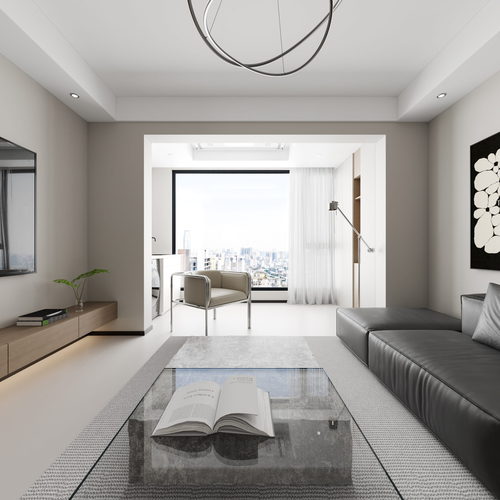 Modern A Living Room-ID:820800073