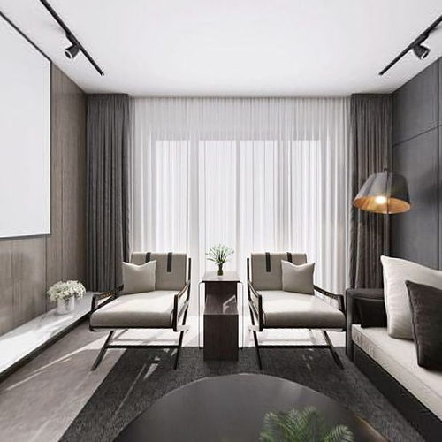 Modern A Living Room-ID:814693931