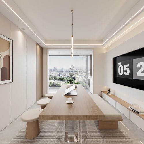 Modern A Living Room-ID:450361016