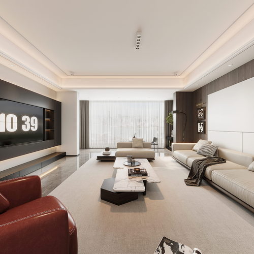 Modern A Living Room-ID:116282948