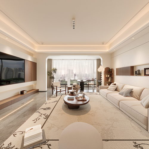 Modern A Living Room-ID:272654066