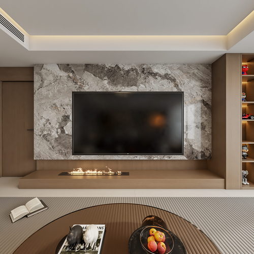 Modern A Living Room-ID:777074102