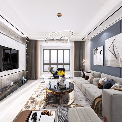 Modern A Living Room-ID:110169899