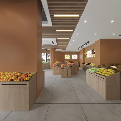 全景-现代水果店-ID:611560389