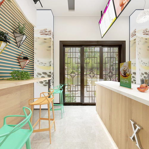 Modern Milk Tea Shop-ID:917414909