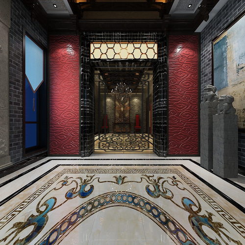 New Chinese Style Lobby Hall-ID:996393924