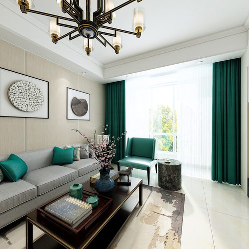 Modern A Living Room-ID:368148092