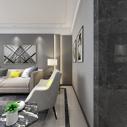 Modern A Living Room-ID:748832947