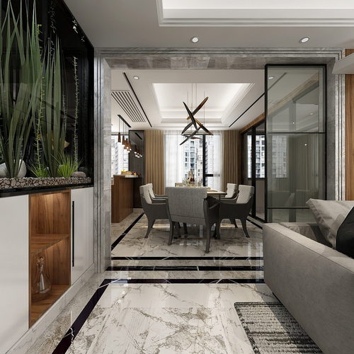 Modern A Living Room-ID:971927883