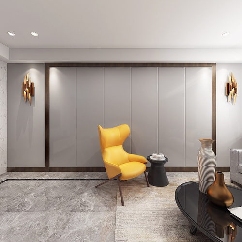 Modern A Living Room-ID:863590236