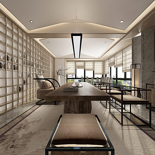 New Chinese Style Tea House-ID:970664021