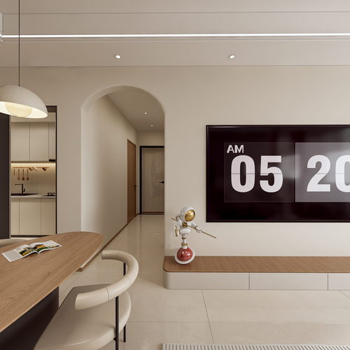 Modern A Living Room-ID:644496927