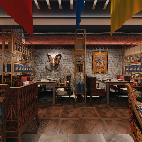 Chinese Style Dining Room-ID:121283052