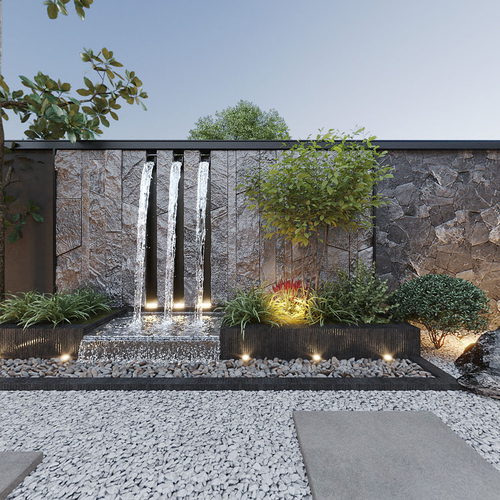 Modern Courtyard/landscape-ID:344903954