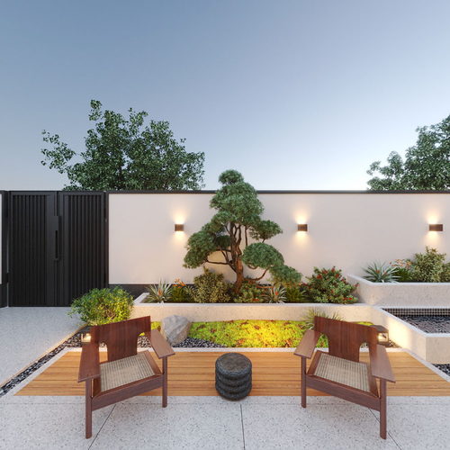Modern Courtyard/landscape-ID:138906965