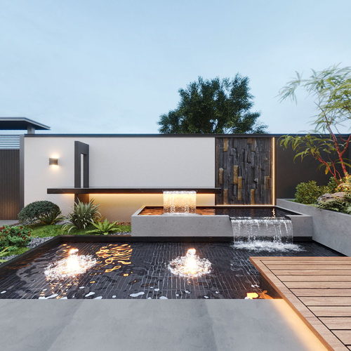 Modern Courtyard/landscape-ID:193269975