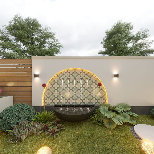 Modern Courtyard/landscape-ID:530143023