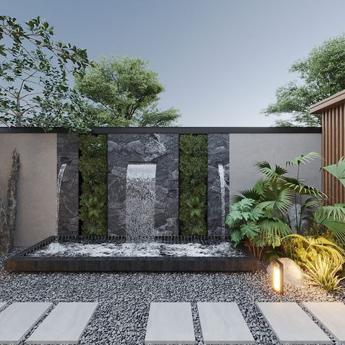 Modern Courtyard/landscape-ID:715500129