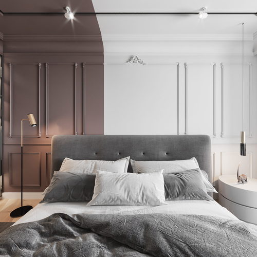 Simple European Style Bedroom-ID:289779906