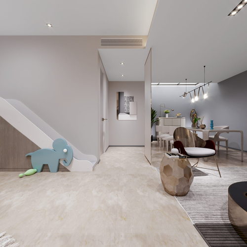 Modern A Living Room-ID:148633007