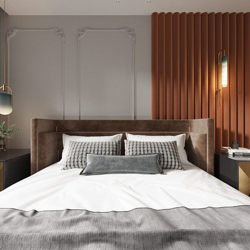 Simple European Style Bedroom-ID:774735931