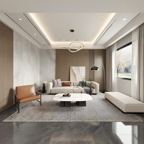 Modern A Living Room-ID:199498896