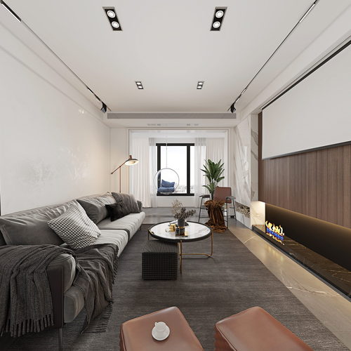 Modern A Living Room-ID:956836948